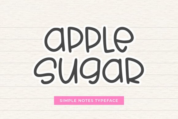 Apple Sugar Font: Sweet & Stylish