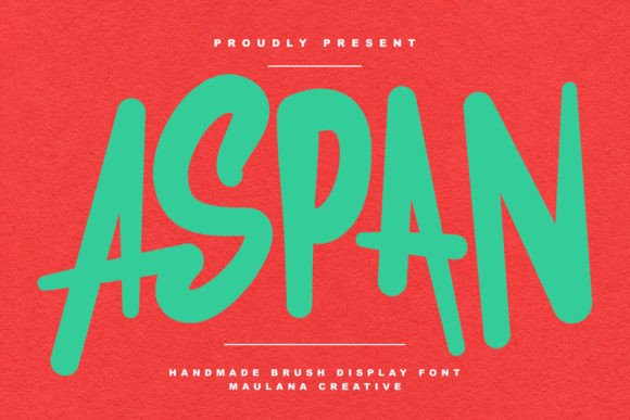 Aspan: A Sweet Handwritten Font