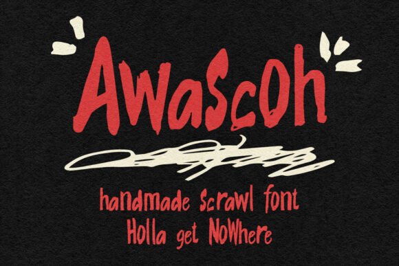 Awascoh: A Playful Handwritten Font