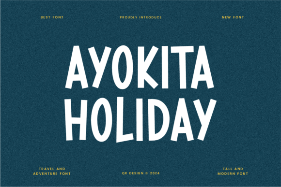 Ayokita Holiday Font for Creative Projects