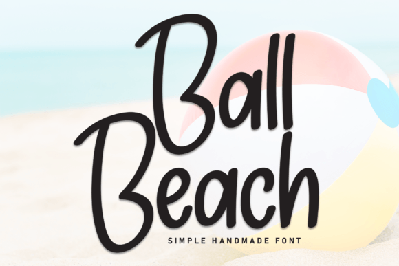 Ball Beach: A Sweet Handwritten Font