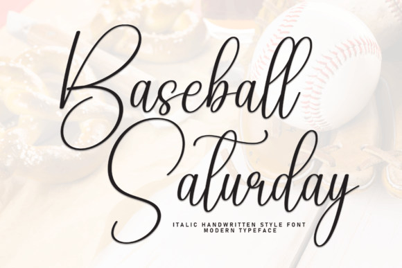 Baseball Saturday Font