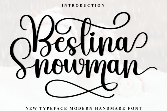 Bestina Snowman Font for Business