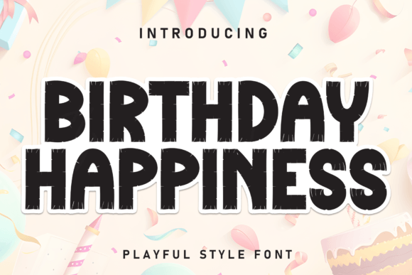 Birthday Happiness Font