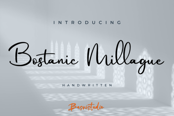 Bostanic Millague Font