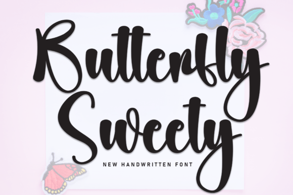 Butterfly Sweety: A Delightful Script Font