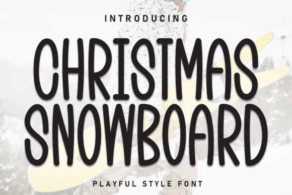 Christmas Snowboard Font Review