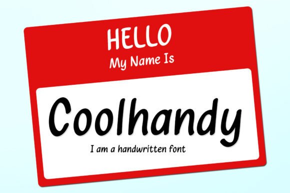 Coolhandy: A Cool Handwritten Font for Creative Projects