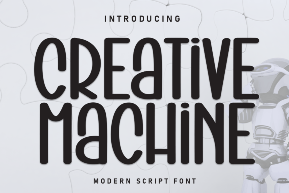 Creative Machine Font for Business