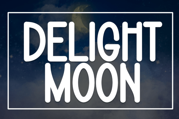 Delight Moon Font for Web Design