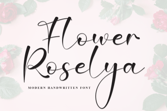 Flower Roselya: A Sweet Script Font