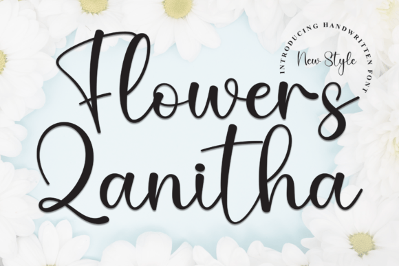 Flowers Zanitha Font
