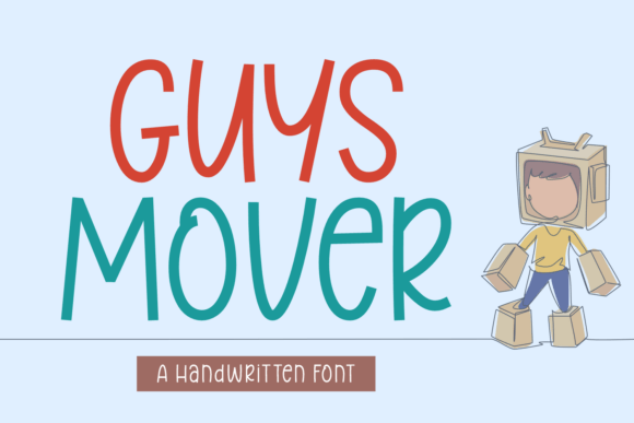 Guys Mover: A Friendly Font for Digital Marketing