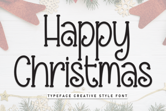 Happy Chistmas Font for Branding