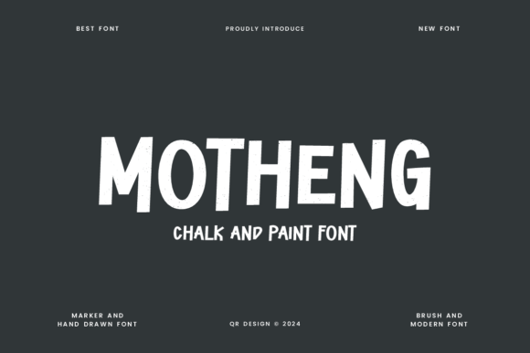 Motheng: A Handwritten Font for Elegant Design