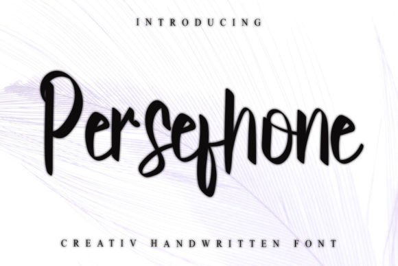 Persefhone: A Friendly Handwritten Font