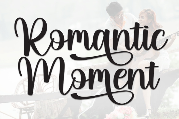 Romantic Moment Font for Creative Campaigns