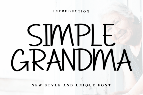 Simple Grandma Font for Creative Makers