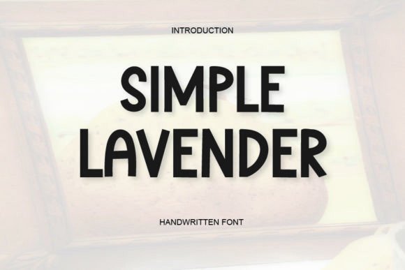 Simple Lavender Font for Creative Marketing