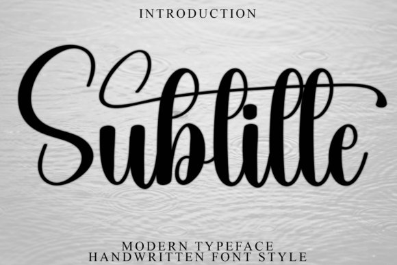 Subtitle: A Stylish Font for Business Branding