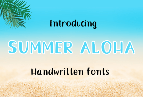Summer Aloha Font for Creative Projects