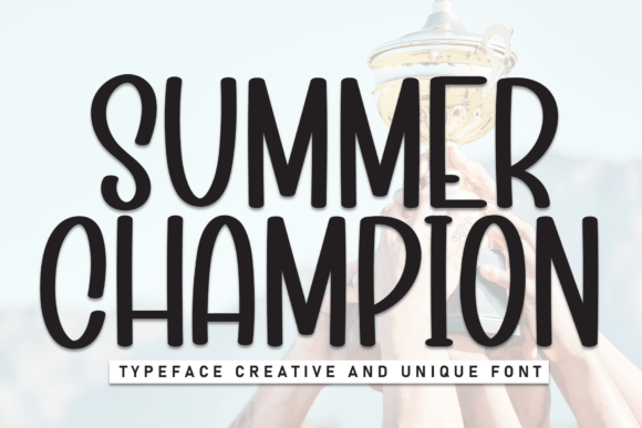 Summer Champion Font for Bold Campaigns