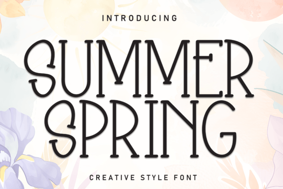Summer Spring Font for Web Design