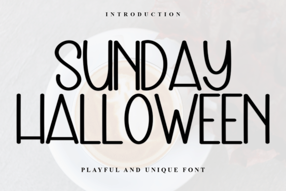 Sunday Halloween Font Review